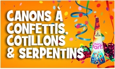 Cotillons et serpentins