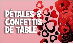 Petales et conffetis de table